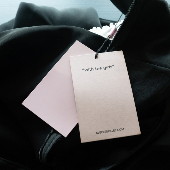 Avec Les Filles - Floral Applique Cutout Halter Midi Dress - Picture 8 of 13